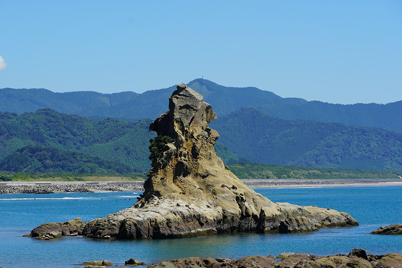 古い建築で建てられた日本家屋の町並み。岐阜・高山