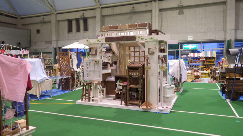 展示会のイベントブースの様子